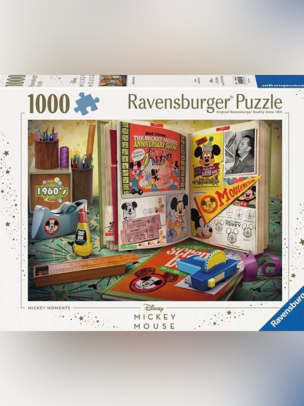 Ravensburger Disney Mickey Mouse Puzzle - Colorful Vintage Collage